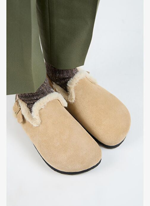 Manijero Kum Kadın Deri Sandalet MNJ.181.04 - Görsel 4