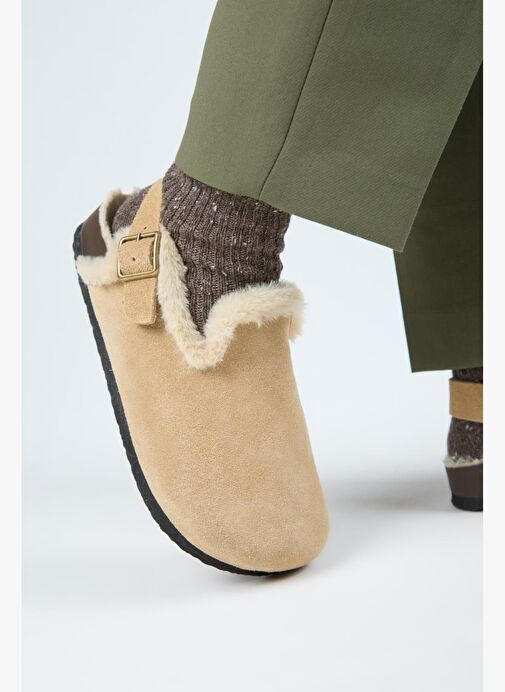 Manijero Kum Kadın Deri Sandalet MNJ.181.04 - Görsel 6