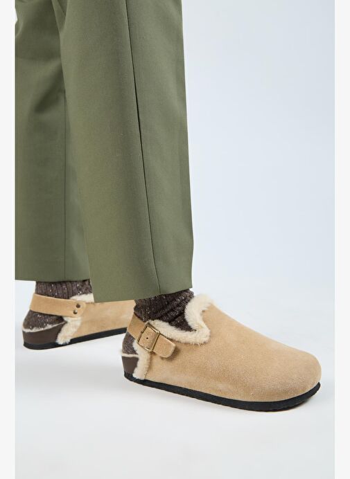 Manijero Kum Kadın Deri Sandalet MNJ.181.04 - Görsel 7