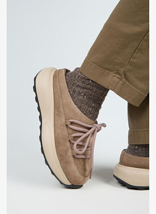 Manijero Koralia Kadın Hakiki Deri Sabo Vizon Terlik - Görsel 7