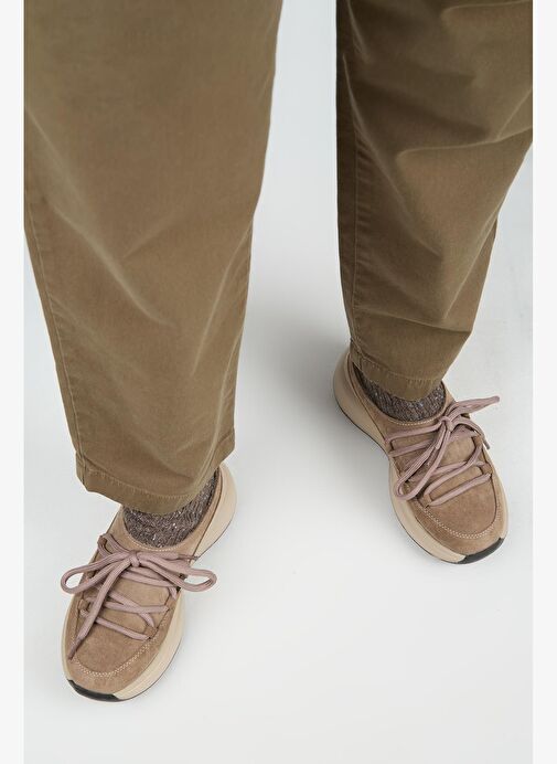 Manijero Koralia Kadın Hakiki Deri Sabo Vizon Terlik - Görsel 9