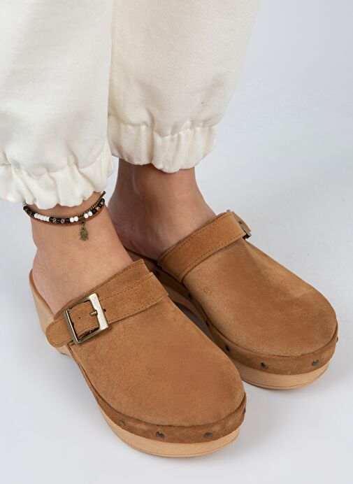 Manijero Taba Kadın Süet Terlik MNJ.024.03 - Görsel 6