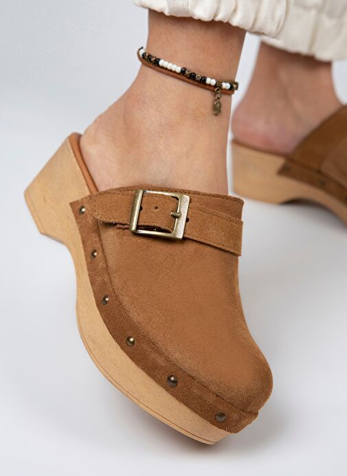 Manijero Taba Kadın Süet Terlik MNJ.024.03 - Görsel 4