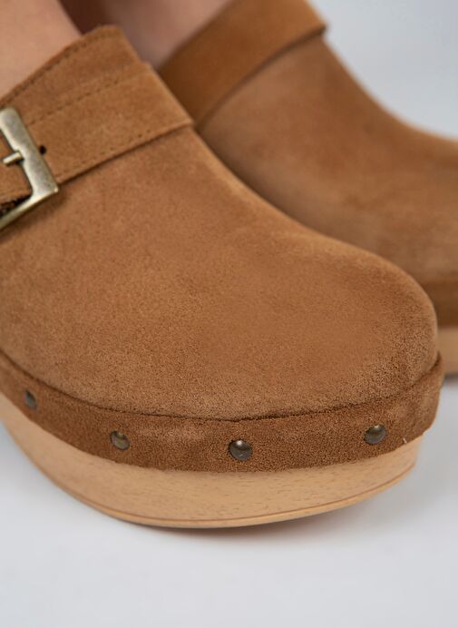 Manijero Taba Kadın Süet Terlik MNJ.024.03 - Görsel 5