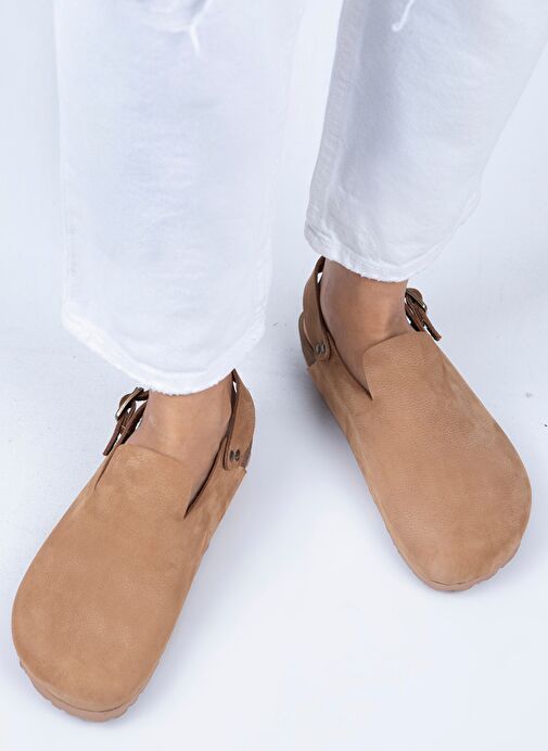 Manijero Taba Kadın Deri Sandalet MNJ.076.10 - Görsel 2