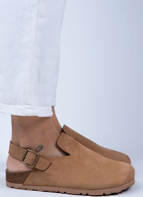 Manijero Taba Kadın Deri Sandalet MNJ.076.10 - Görsel 3