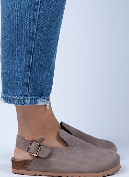 Manijero Vizon Kadın Deri Sandalet MNJ.076.11 - Görsel 3