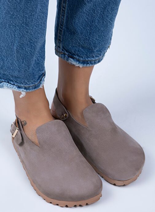 Manijero Vizon Kadın Deri Sandalet MNJ.076.11 - Görsel 4