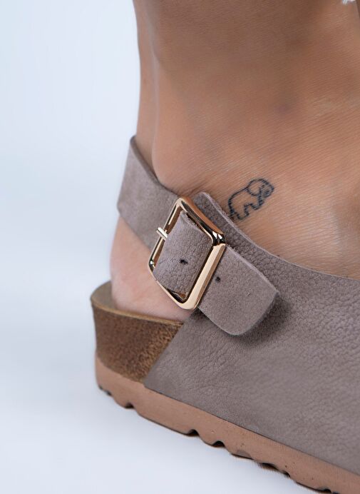 Manijero Vizon Kadın Deri Sandalet MNJ.076.11 - Görsel 5