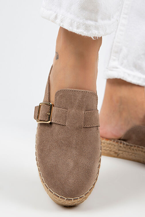 Manijero Vizon Kadın Süet Terlik MNJ.092.04 - Görsel 6