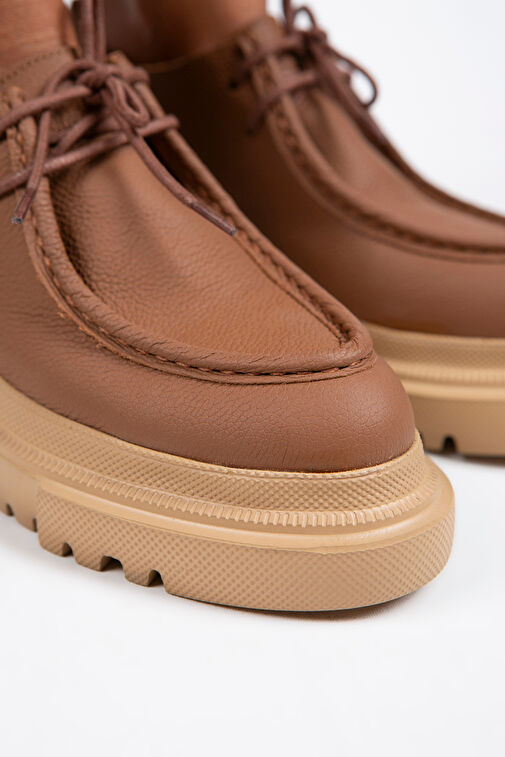 Manijero Taba Kadın Deri Günlük Ayakkabı MNJ.065.04 - Görsel 6