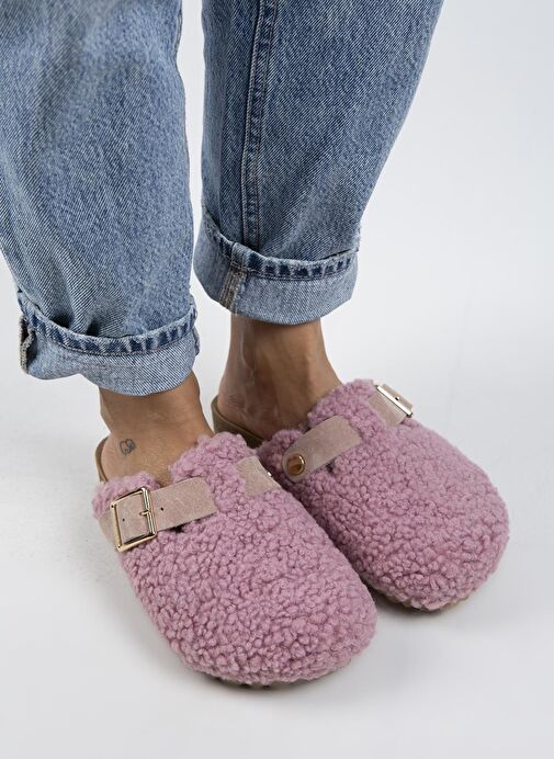 Manijero Pembe Kadın Terlik MNJ.101.01 - Görsel 6