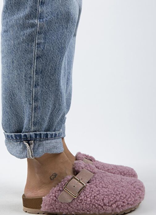 Manijero Pembe Kadın Terlik MNJ.101.01 - Görsel 5