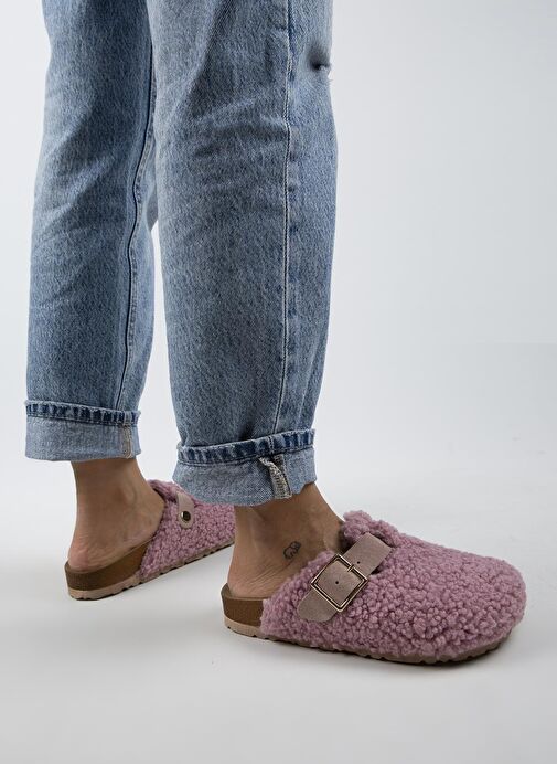 Manijero Pembe Kadın Terlik MNJ.101.01 - Görsel 3