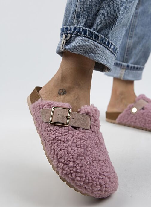 Manijero Pembe Kadın Terlik MNJ.101.01 - Görsel 2