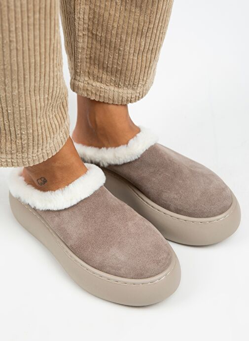 Manijero Vizon Kadın Deri Terlik MNJ.110.02 - Görsel 3