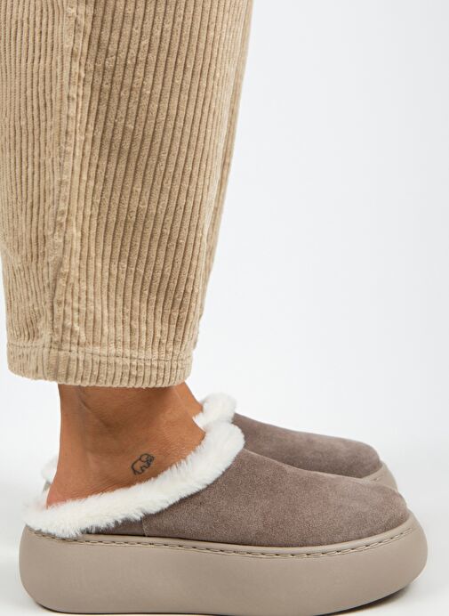 Manijero Vizon Kadın Deri Terlik MNJ.110.02 - Görsel 2