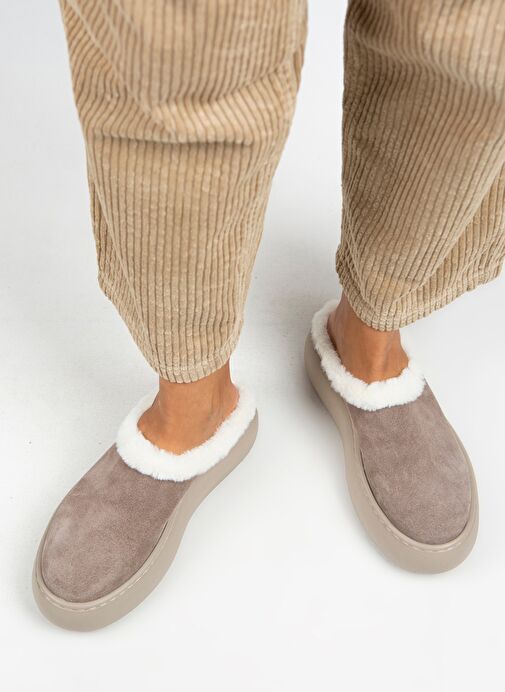 Manijero Vizon Kadın Deri Terlik MNJ.110.02 - Görsel 9