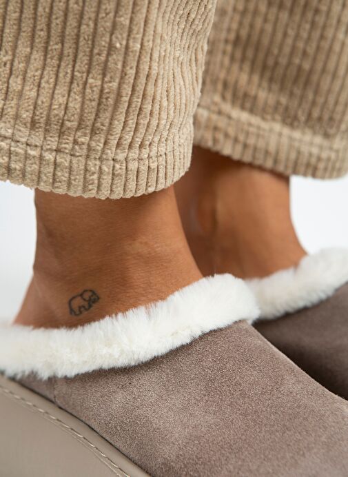 Manijero Vizon Kadın Deri Terlik MNJ.110.02 - Görsel 4