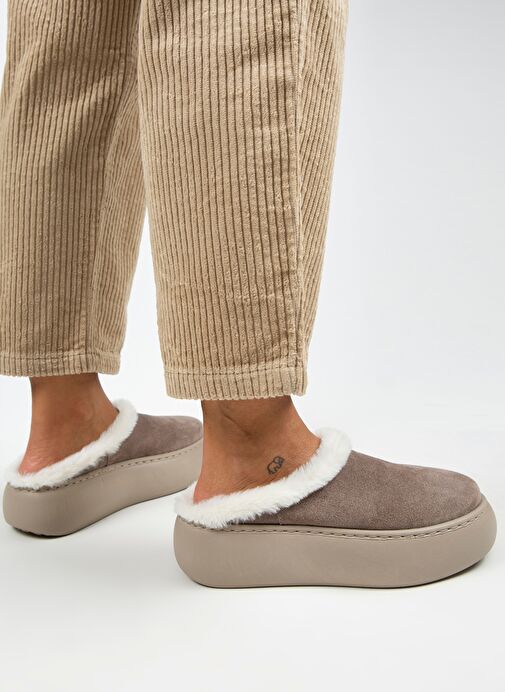 Manijero Vizon Kadın Deri Terlik MNJ.110.02 - Görsel 8