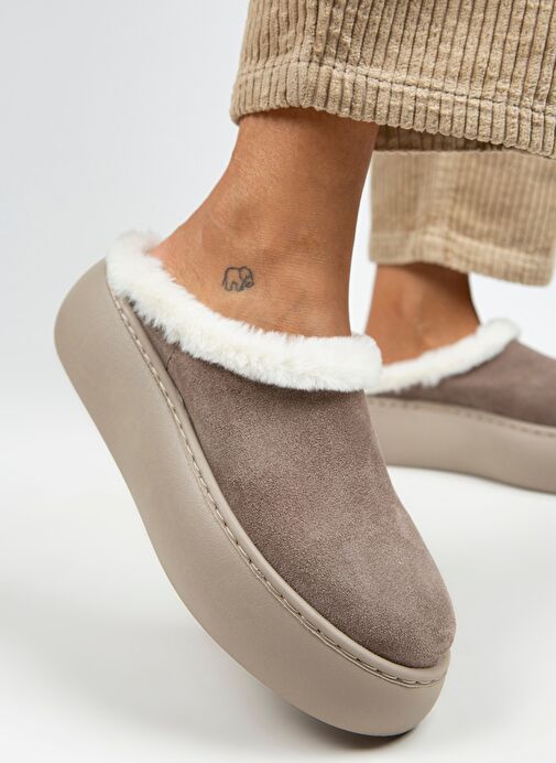 Manijero Vizon Kadın Deri Terlik MNJ.110.02 - Görsel 5