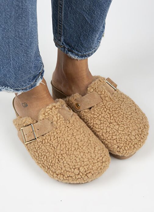 Manijero Karamel Kadın Terlik MNJ.105.08 - Görsel 3