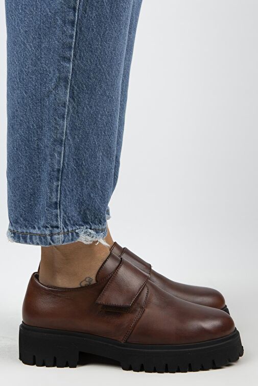 Manijero Taba Kadın Deri Günlük Ayakkabı MNJ.112.02 - Görsel 4