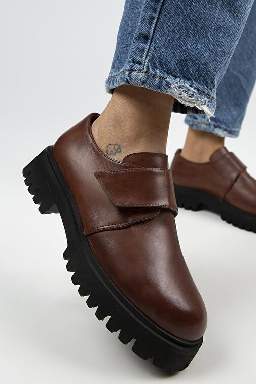 Manijero Taba Kadın Deri Günlük Ayakkabı MNJ.112.02 - Görsel 7