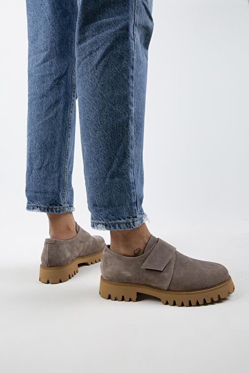 Manijero Vizon Kadın Süet Günlük Ayakkabı MNJ.112.03 - Görsel 5