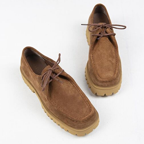 Manijero Taba Kadın Süet Günlük Ayakkabı MNJ.118.02 - Görsel 5