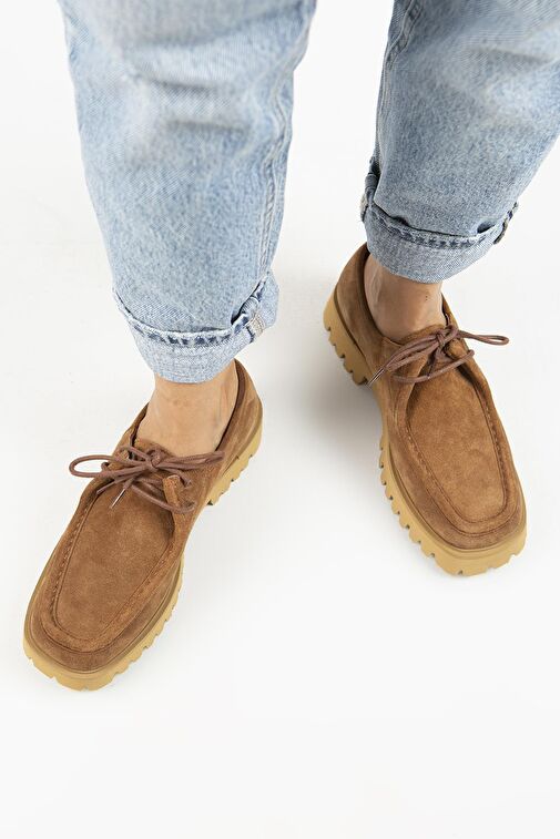 Manijero Taba Kadın Süet Günlük Ayakkabı MNJ.118.02 - Görsel 8