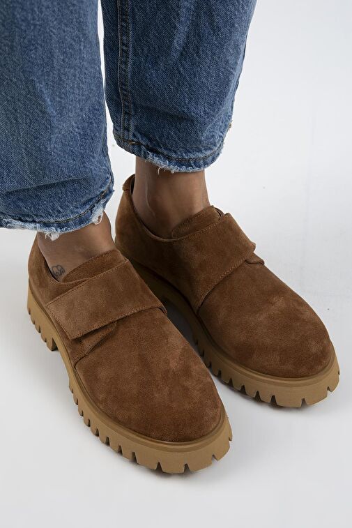 Manijero Taba Kadın Süet Günlük Ayakkabı MNJ.112.05 - Görsel 3