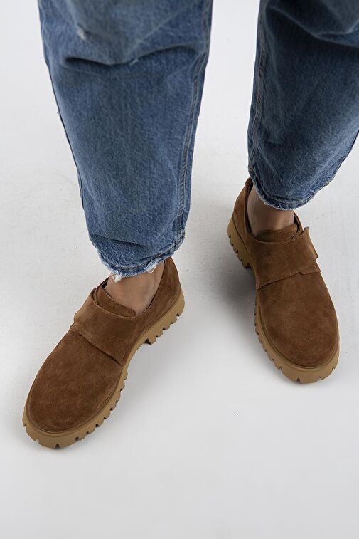 Manijero Taba Kadın Süet Günlük Ayakkabı MNJ.112.05 - Görsel 8