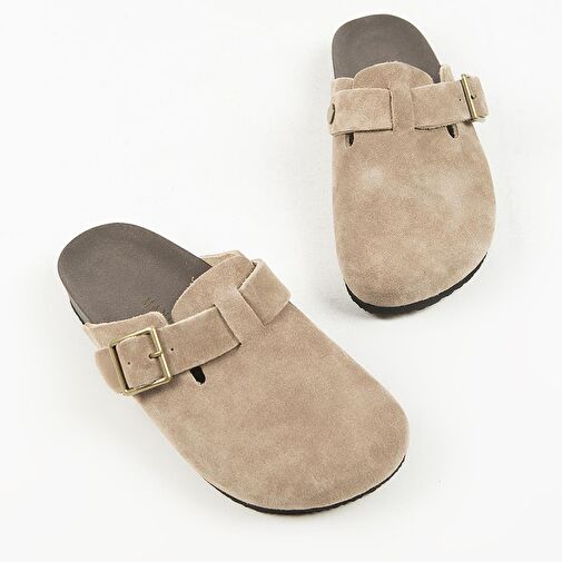 Manijero Vizon Kadın Süet Terlik MNJ.119.01 - Görsel 6