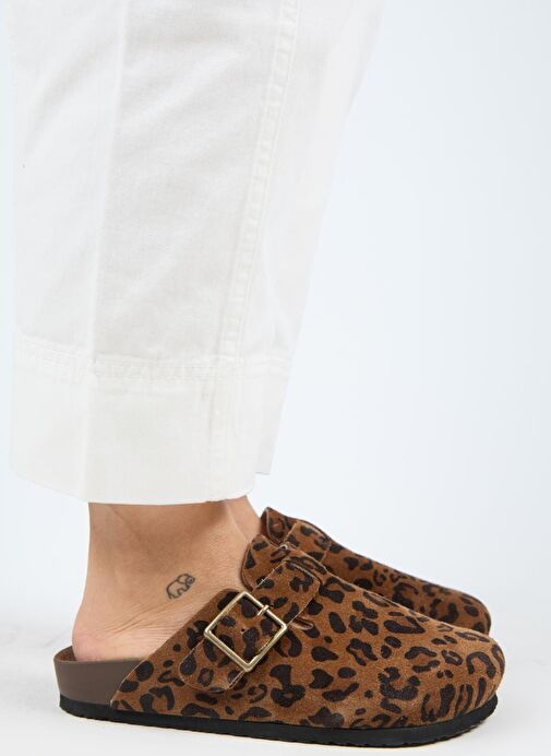 Manijero Taba Kadın Deri Terlik MNJ.120.02 - Görsel 3