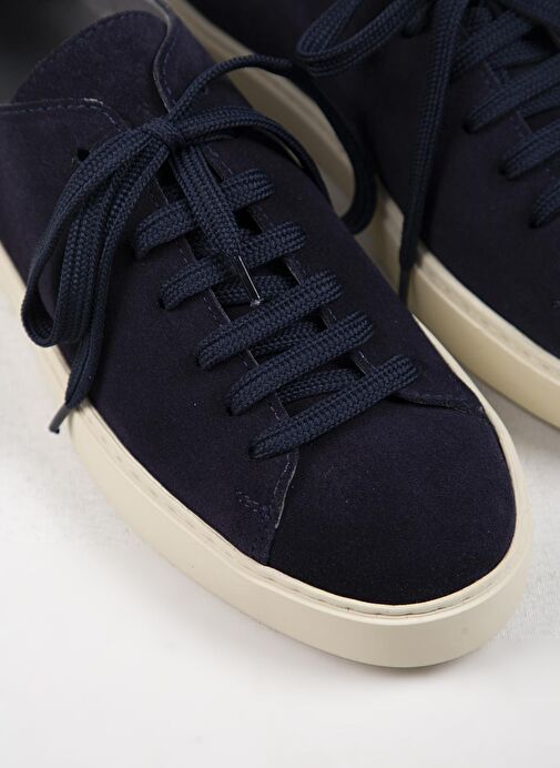 Krahe Ares Erkek Hakiki Deri El Boyamalı Bağcık Ve İki Yedek Bağcıklı Laci Sneakers - Görsel 10