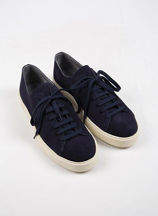 Krahe Ares Erkek Hakiki Deri El Boyamalı Bağcık Ve İki Yedek Bağcıklı Laci Sneakers - Görsel 4