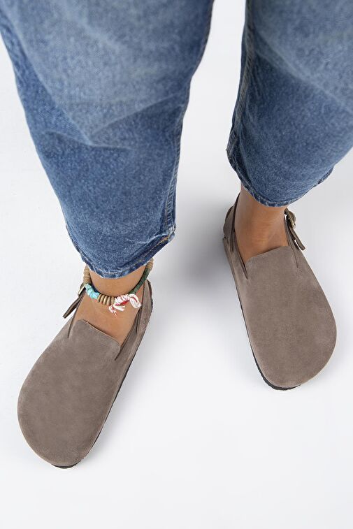 Manijero Vizon Kadın Süet Sandalet MNJ.142.01 - Görsel 8