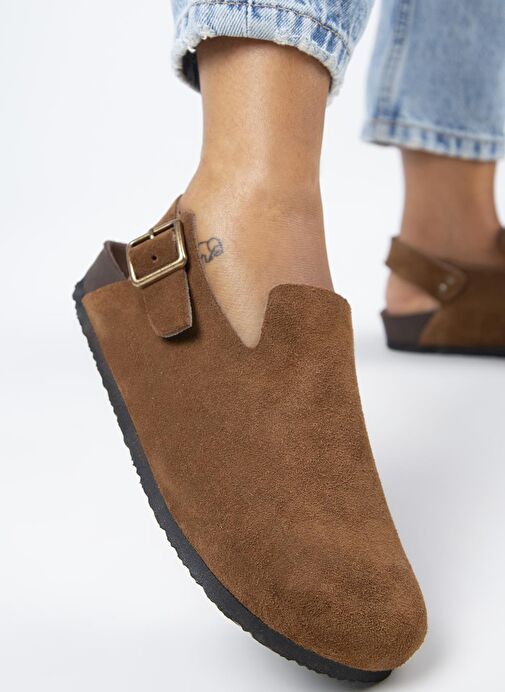 Manijero Taba Kadın Deri Sandalet MNJ.142.02 - Görsel 5