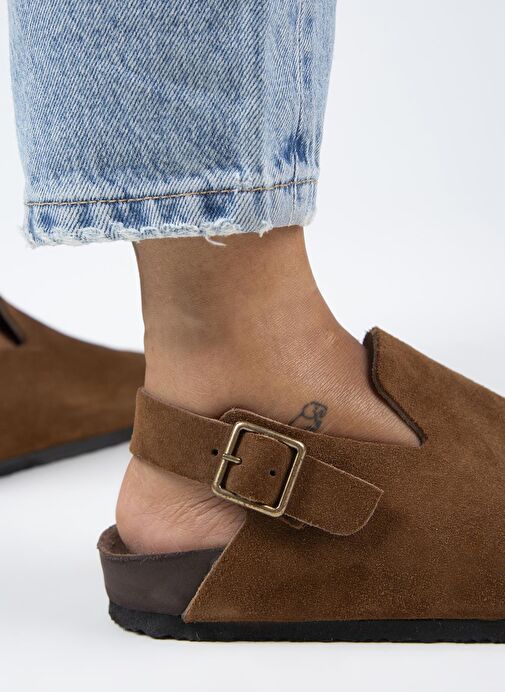 Manijero Taba Kadın Deri Sandalet MNJ.142.02 - Görsel 7