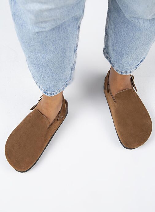 Manijero Taba Kadın Deri Sandalet MNJ.142.02 - Görsel 8