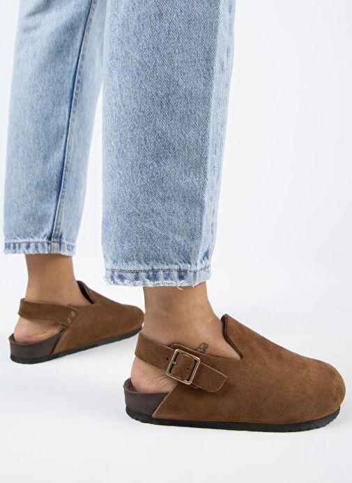 Manijero Taba Kadın Deri Sandalet MNJ.142.02 - Görsel 6