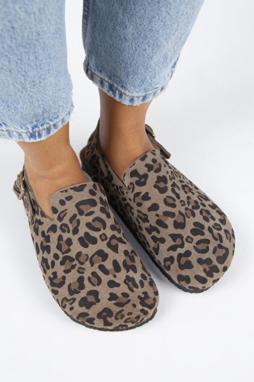 Manijero Kahverengi-Siyah Kadın Deri Sandalet MNJ.143.01 - Görsel 3