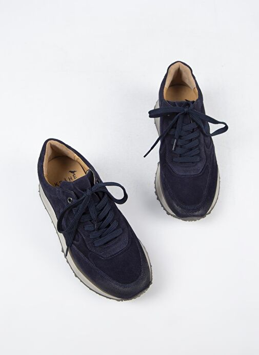 Krahe Calista Erkek Hakiki Deri Bağcıklı Laci Sneakers - Görsel 6