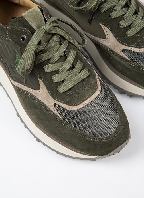 Krahe Haki-Bej Erkek Sneaker MNJ.144.04 - Görsel 5