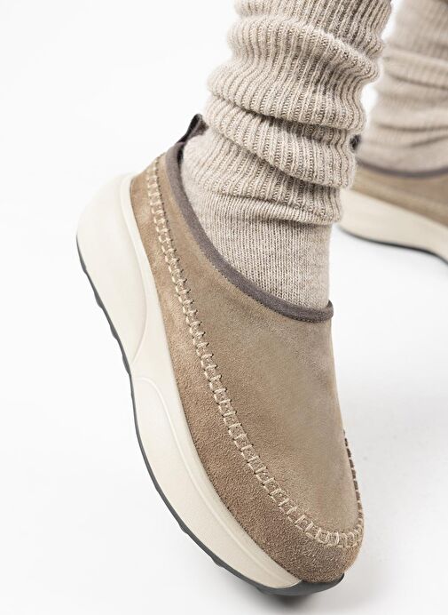 Manijero Vizon Kadın Deri Terlik MNJ.151.02 - Görsel 3