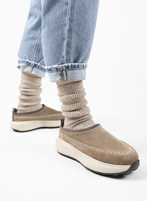 Manijero Vizon Kadın Deri Terlik MNJ.151.02 - Görsel 4