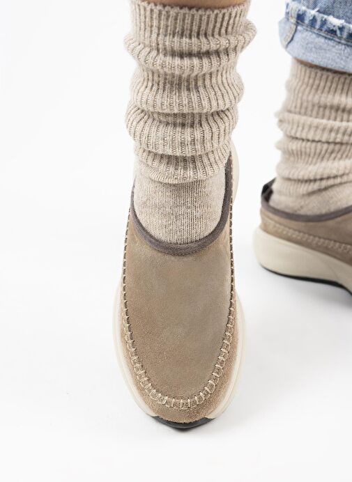 Manijero Vizon Kadın Deri Terlik MNJ.151.02 - Görsel 8