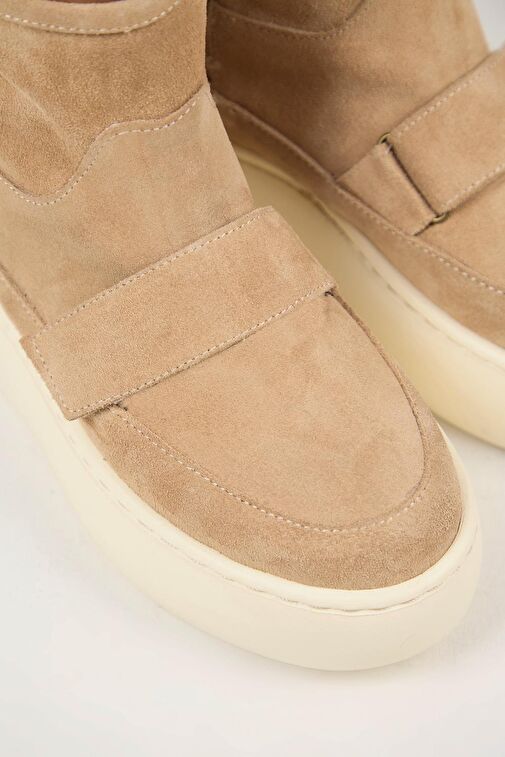 Manijero Ember Kadın Hakiki Deri Çırtlı İçi Kürklü Kum Bot - Görsel 4