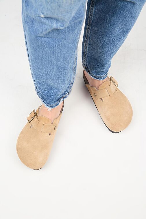 Manijero Kum Kadın Deri Terlik MNJ.119.09 - Görsel 8